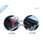 Gene false fir cu fir S&C Blue Elipsoidale, tip banda D/0.15 de 10mm + 10 Paduri din Gel